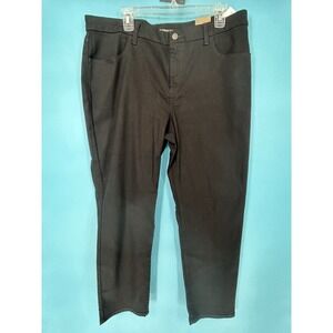 CHICO'S So Slimming Black Jeans Size 16 Slim Ankle